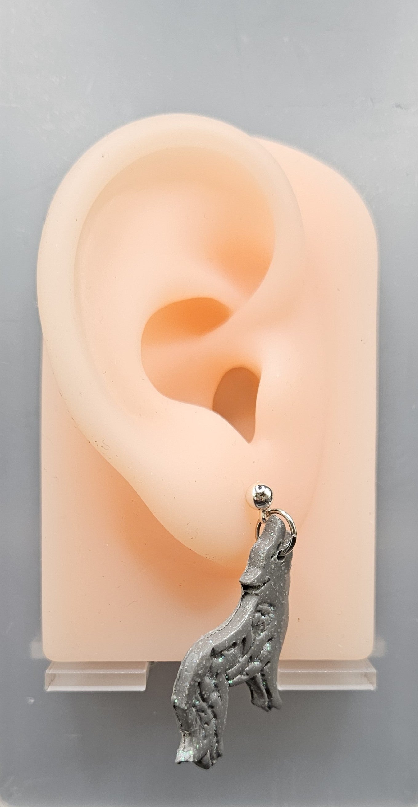 Grey Wolf- Earrings
