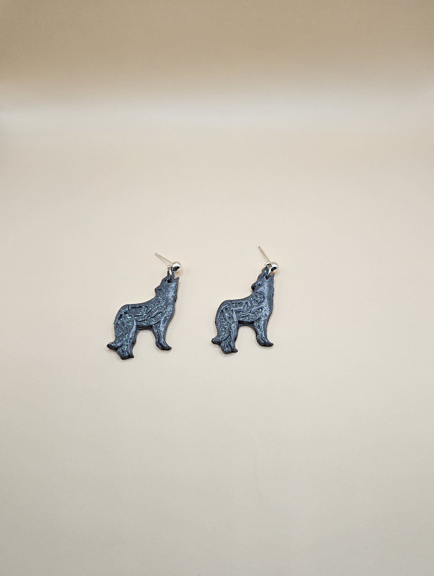 Grey Wolf- Earrings