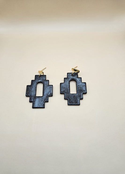 Black Native Earrings