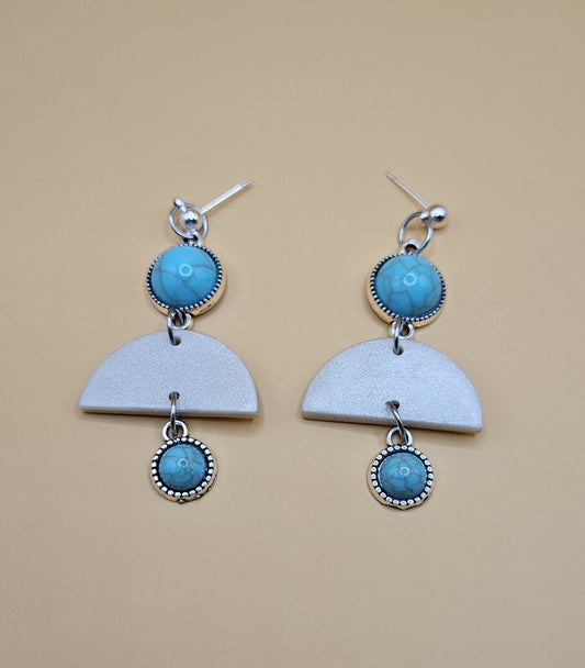 Double Native Gem earrings